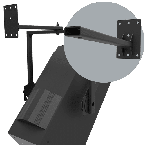 STEERABLES, 20", WALL MOUNT ARM